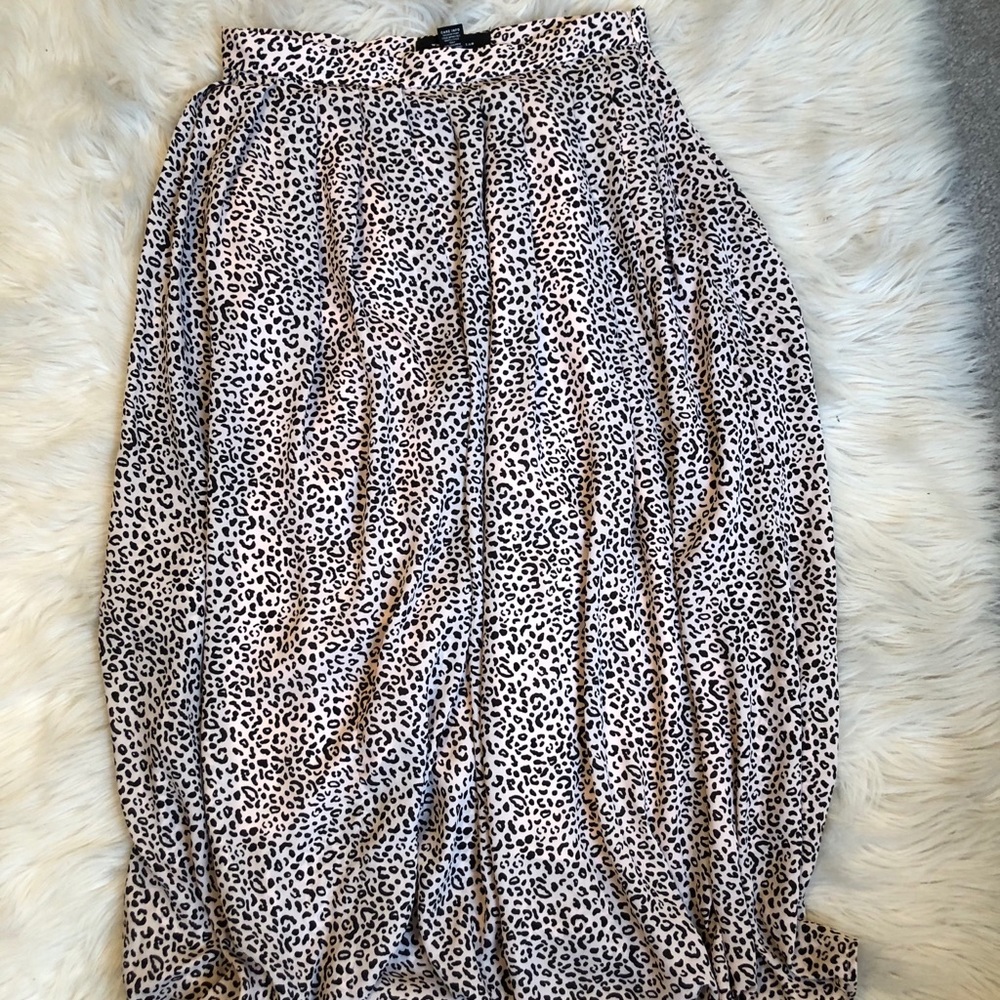 Dalmatian print skirt
